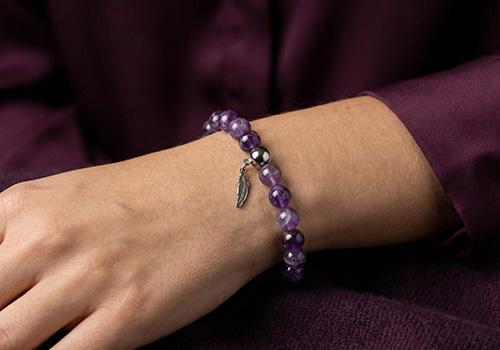 Bracelet artisanal Amethyste