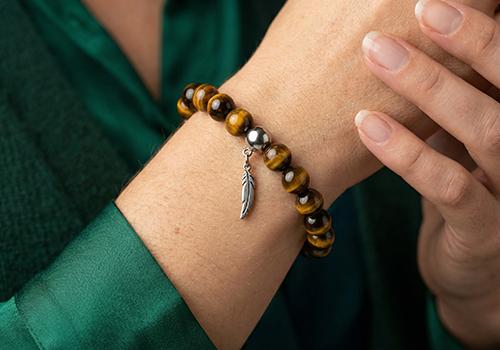 Bracelet artisanal Oeil de Tigre